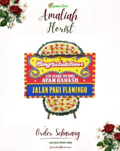 Bunga Papan Congratulation di Cambaya